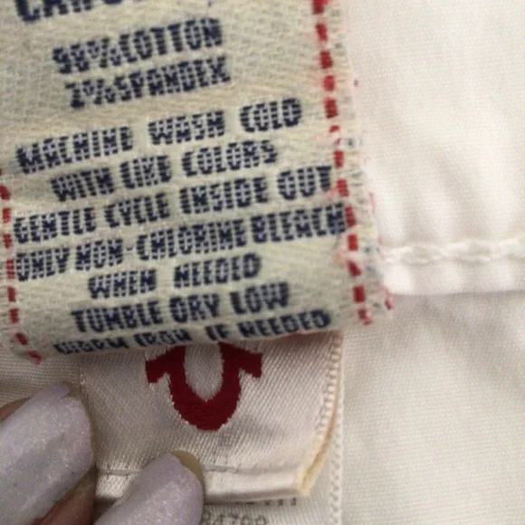 True Religion White Cropped Pants - Picture 8 of 16